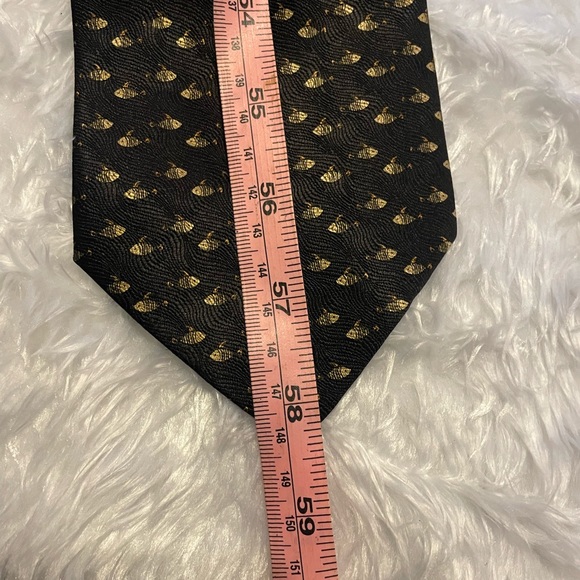 Lot of 3 Stonehenge 100% Silk Ties. Nautical Fish Theme 58 inches. - Picture 4 of 7